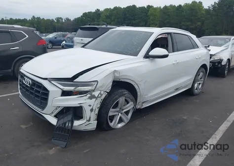 2019 Audi Q8 55 Premium z USA, uszkodzony, nr VIN WA1AVAF16KD009772